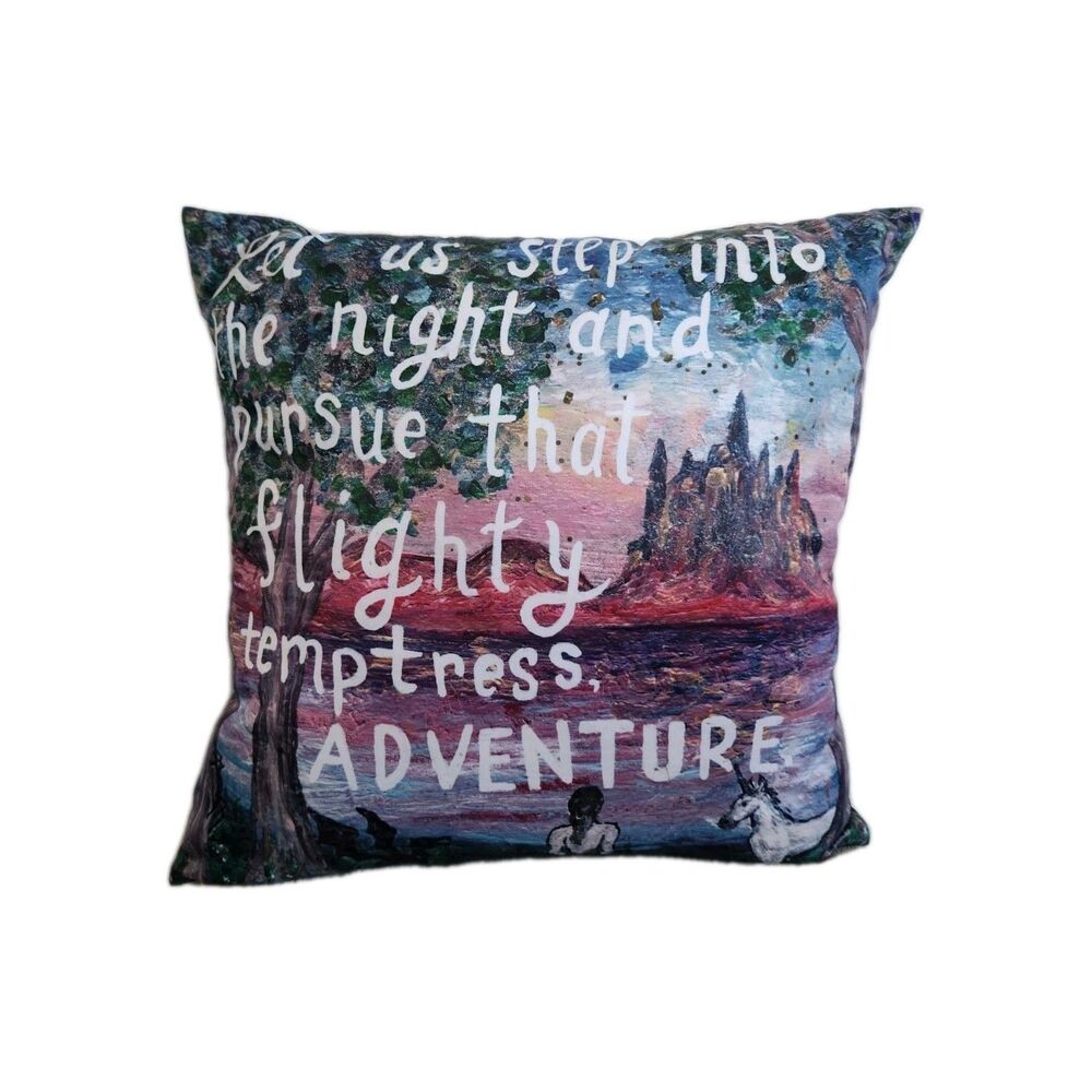 Harry Potter Dumbledore Quote Pillow 15x15 Satin LitJoy Crate w Insert Bookish